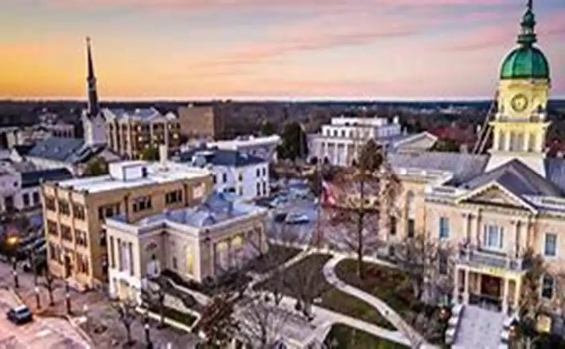 Aerial picture of Athens Ga