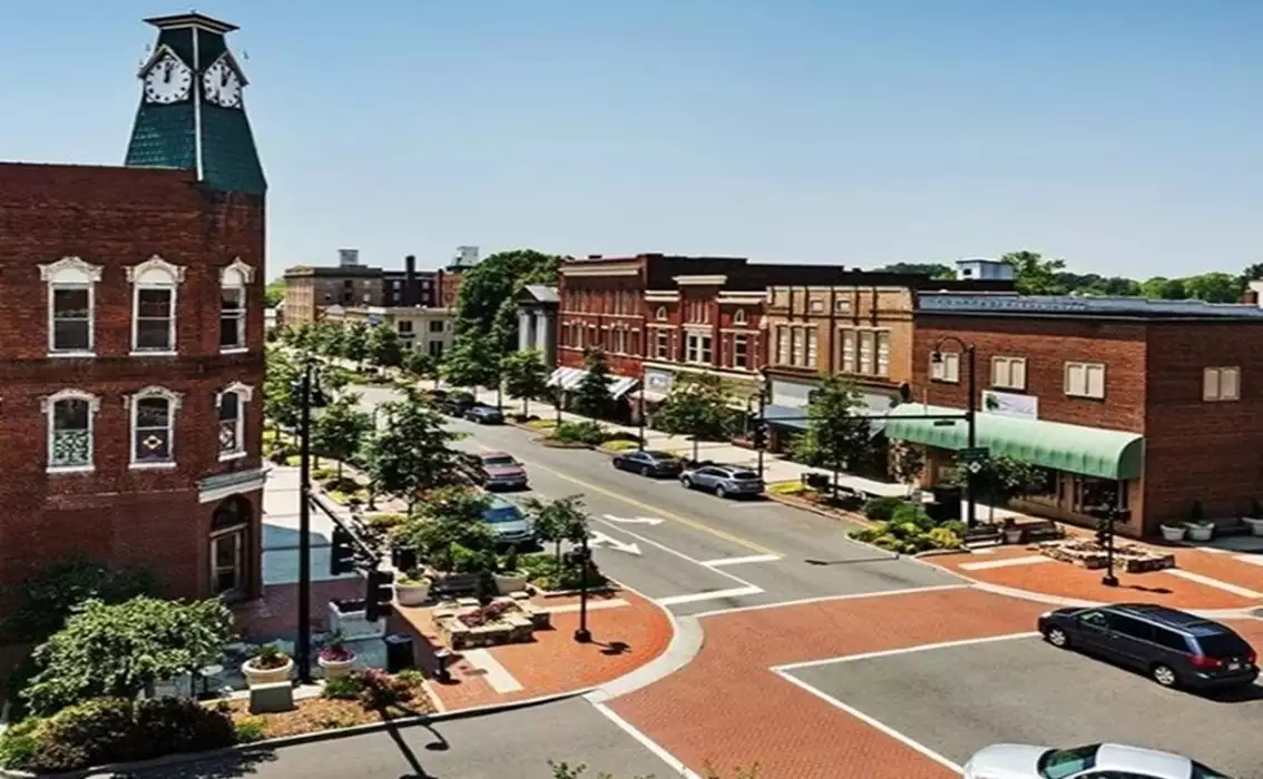 Aerial picture of Winder Ga